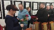Uroczystość Dnia Kobiet w Wiejskim Ośrodku Kultury w Cieklinie